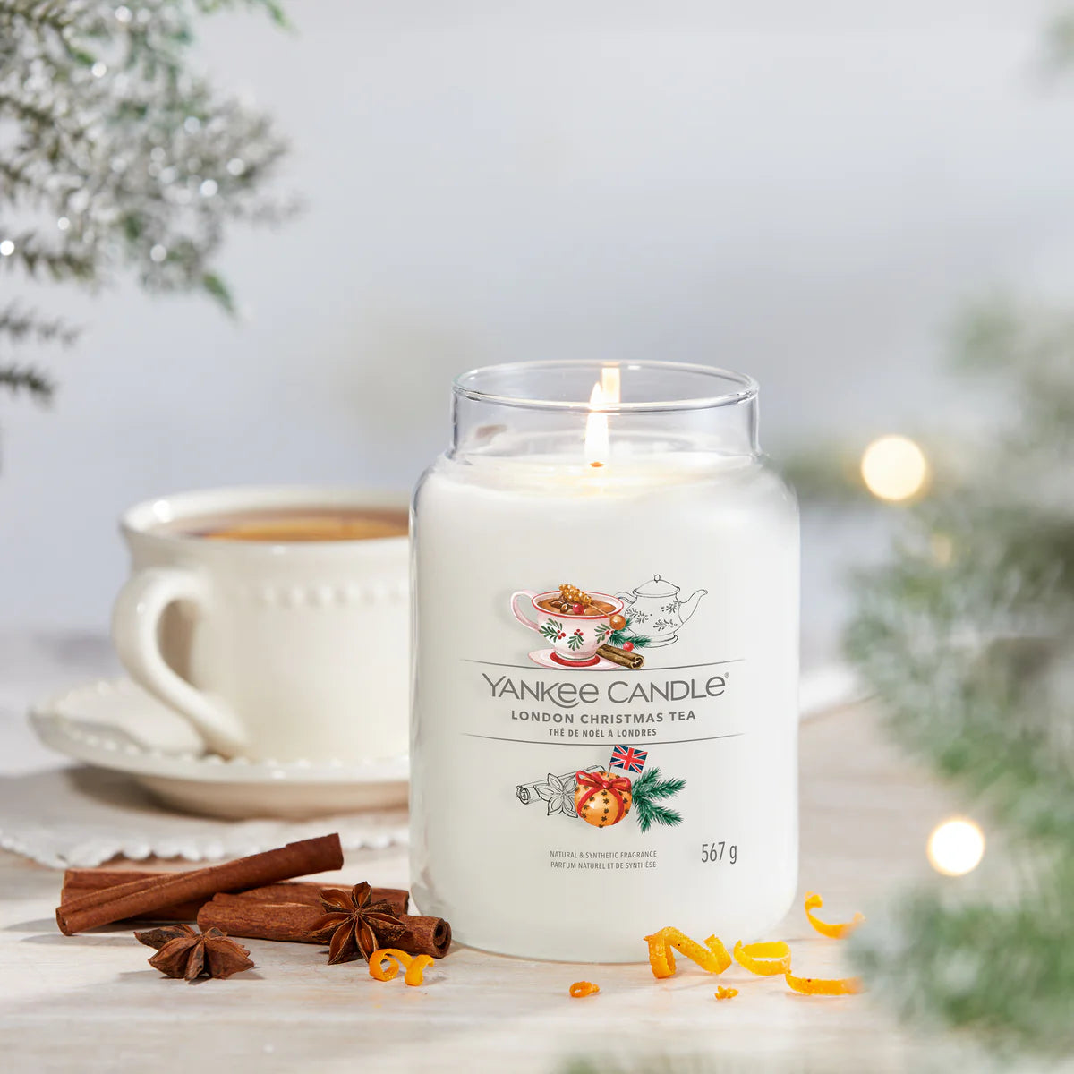 London Christmas Tea -  Signature Large Jar - Black November