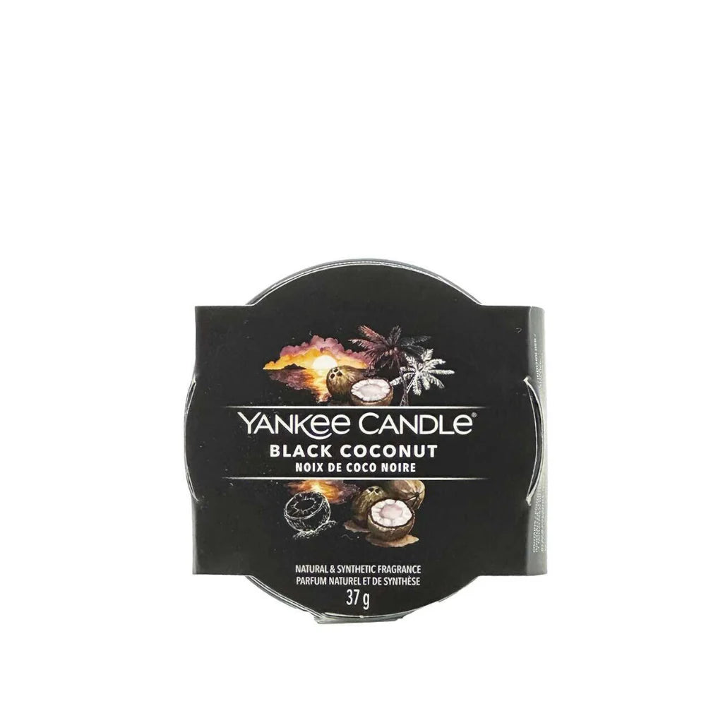 Black Coconut Signature Glass Votive
