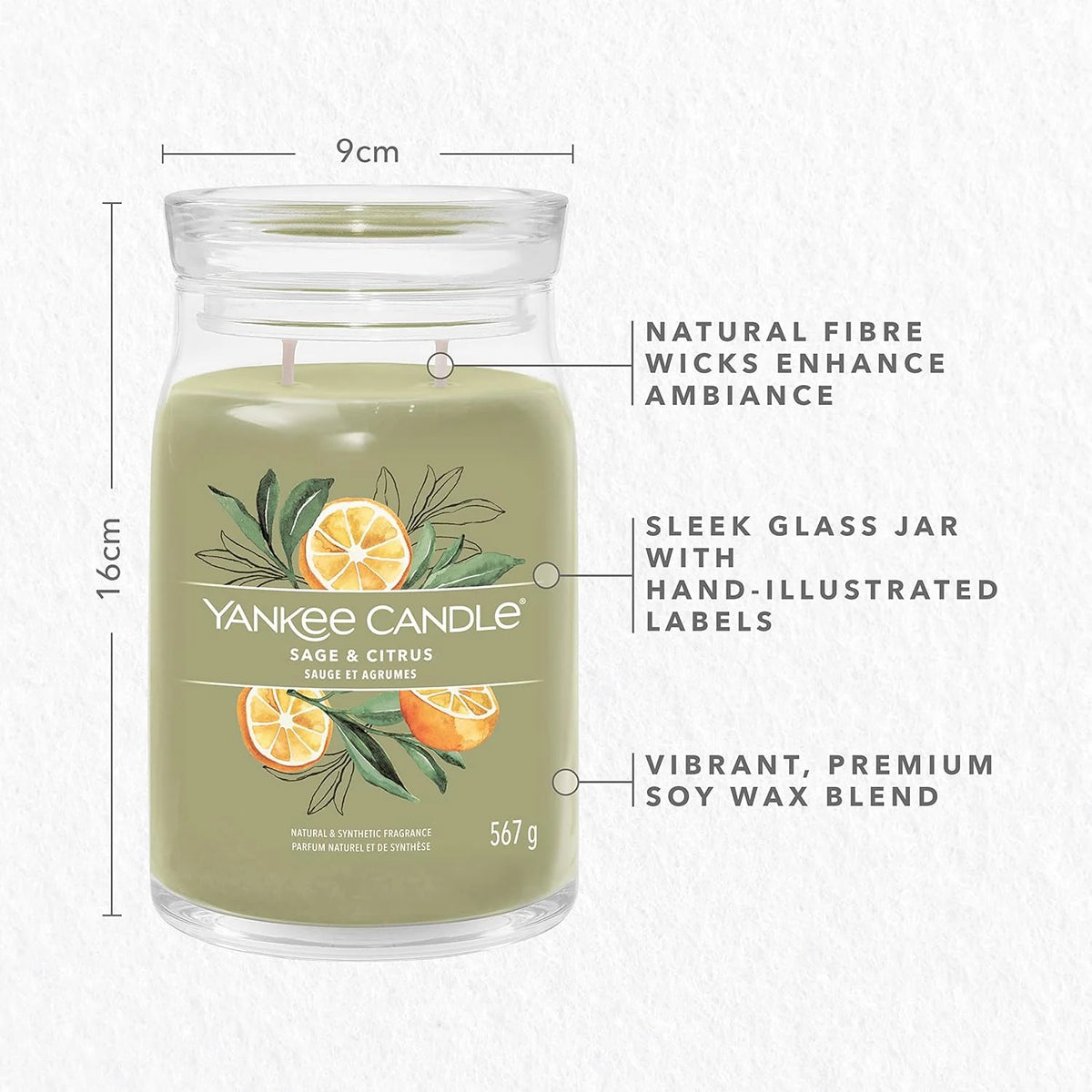 Sage & Citrus Signature Large Jar