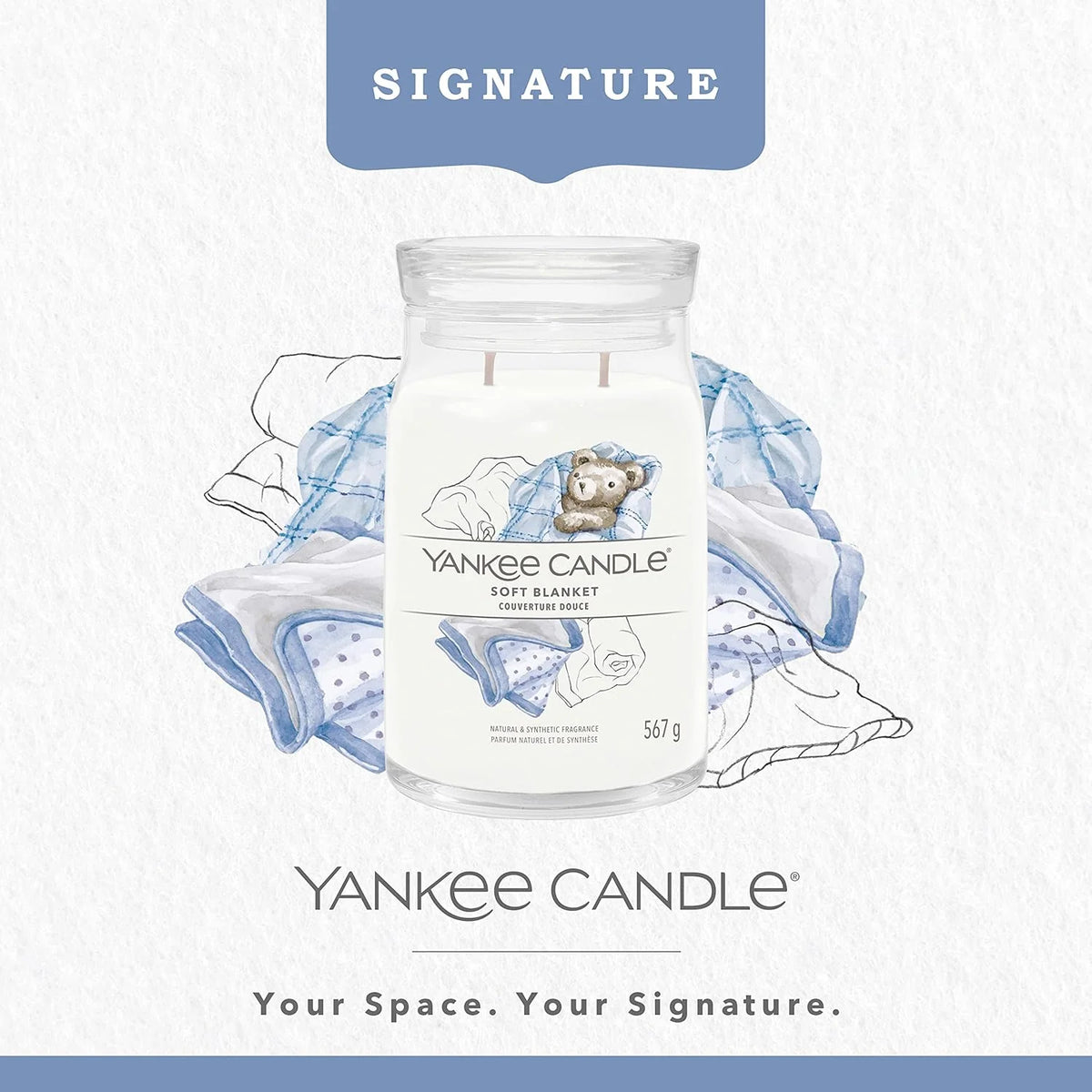 Soft Blanket Signature Large Jar