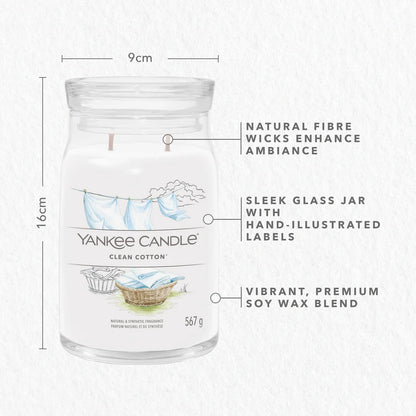 Clean Cotton Signature Large Jar