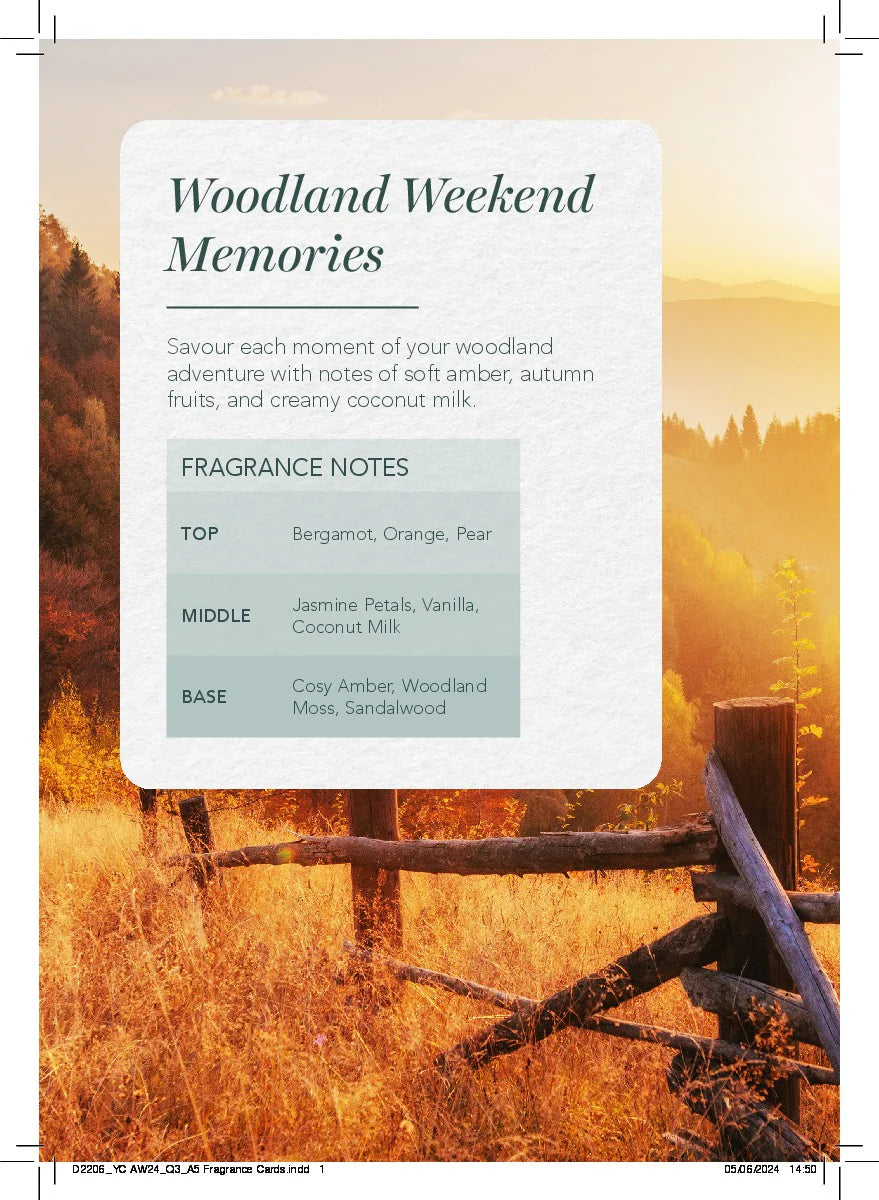 Woodland Weekend Memories -  Signature Large Jar
