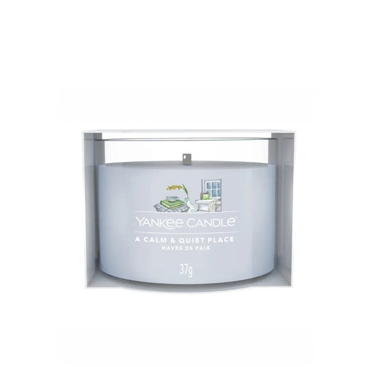 A Calm & Quiet Place Signature Glass Votive