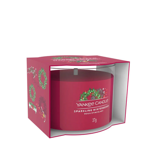 Sparkling Winterberry Signature Glass Votive
