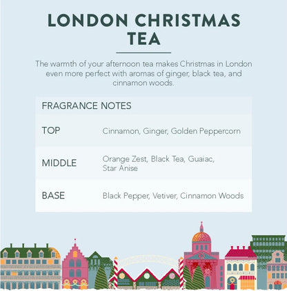 London Christmas Tea -  Signature Large Jar - Black November